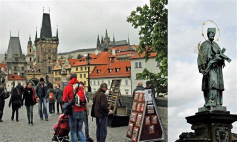 Column Crossing Pragues Charles Bridge • Current Publishing