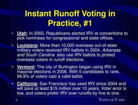 Ppt Instant Runoff Voting Powerpoint Presentation Free Download Id