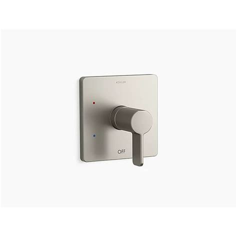 Kohler Rite Temp Vibrant Brushed Nickel 1 Handle Shower Faucet In The Shower Faucets Department