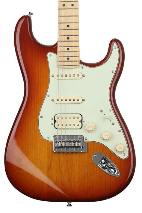 Fender Deluxe Stratocaster Hss Tobacco Sunburst With Maple Fingerboard Sweetwater