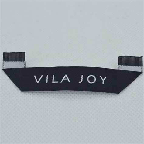 Custom Brand Name Garment Label End Folded And Center Folded Satin