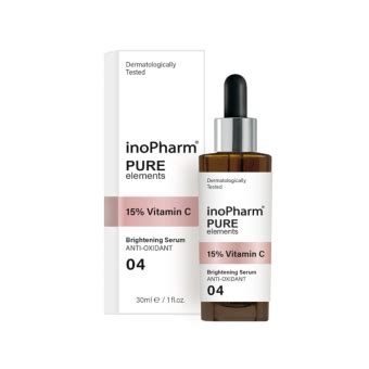 INOPHARM sejas serums ar 15 C vitamīnu PURE ELEMENTS 30 ml e