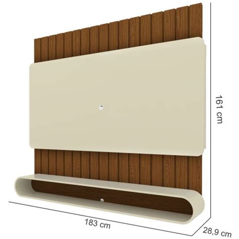 Painel Home Gelius Prime ripado autêntico para TV de ate 75 polegadas