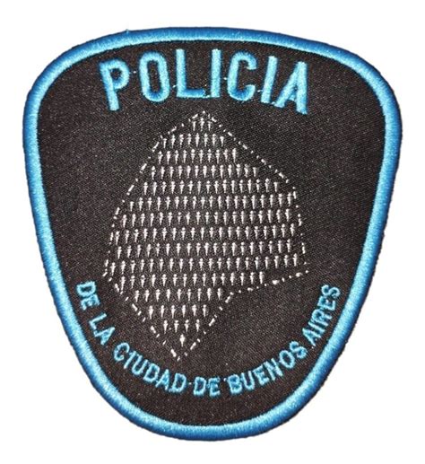 Escudo Parche Bordado Policia Ciudad Ceo Dines