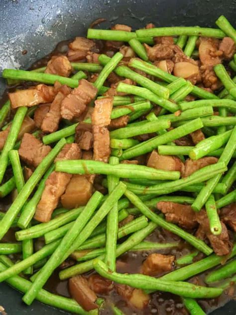 Adobong Sitaw With Pork Belly Kawaling Pinoy