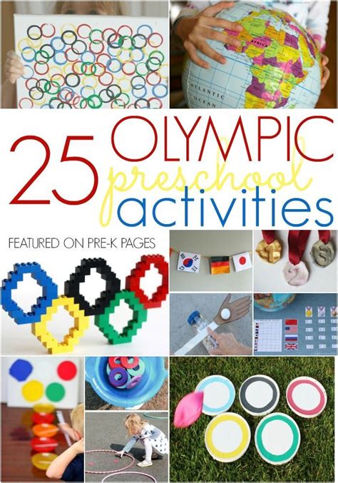 20 Olympic Themed Games For Preschool And Kindergarten Kids Winter