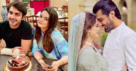 Minal And Ahsan Celebrate First Wedding Anniversary Reviewitpk