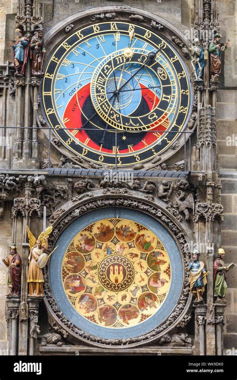 Prague Astronomical Clock Prague Old Town Hall Tower Prague Clock