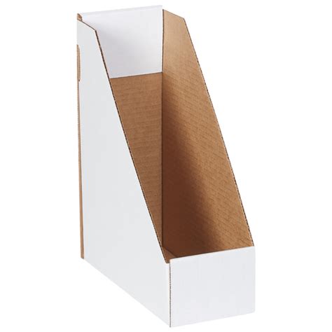 9 14 X 4 X 12 White Magazine File Boxes Aps Packaging