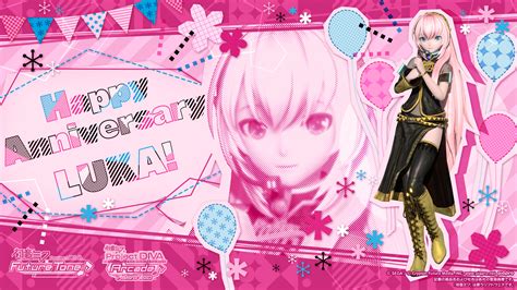 Happy Anniversary Luka Megurine Vocaloid Wallpaper Resolution