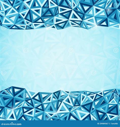 Abstract Triangles Geometry Background Stock Illustration