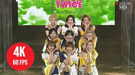 [ 4k Live ] Twice Cheer Up 160508 Sbs Inkigayo Youtube