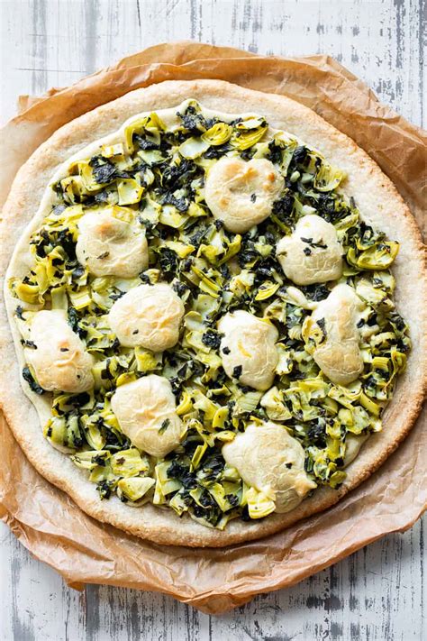 Spinach Artichoke Pizza Paleo Vegan The Paleo Running Momma