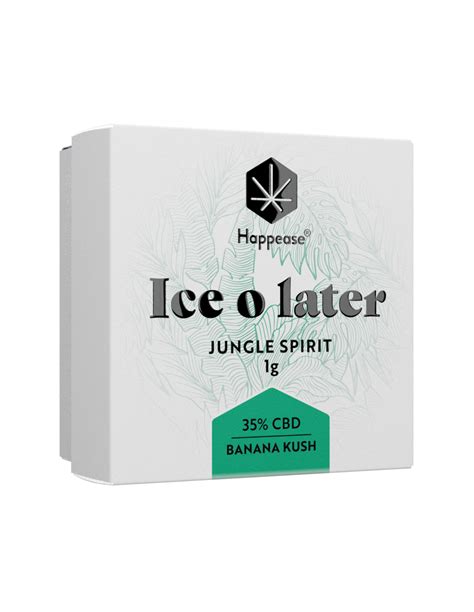 Extracto o resina CBD Happease Ice o later formulación Jungle spirit