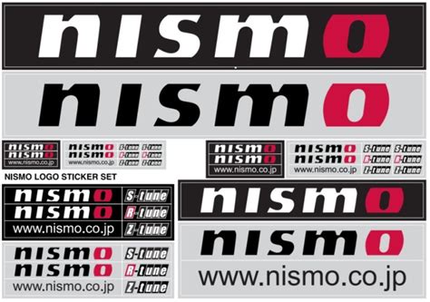 GENUINE NISMO STICKER PACK Redline Performance