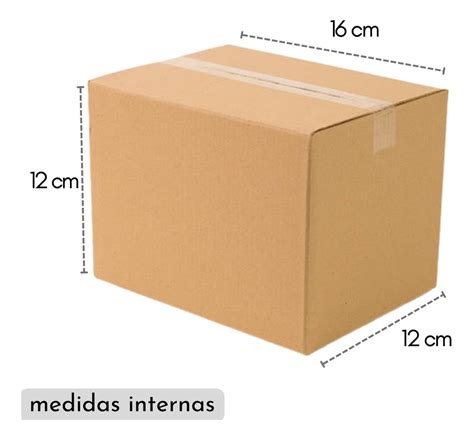 Cajas De Cartón Personalizadas 16x12x12cm25pzs Para Envío Meses sin