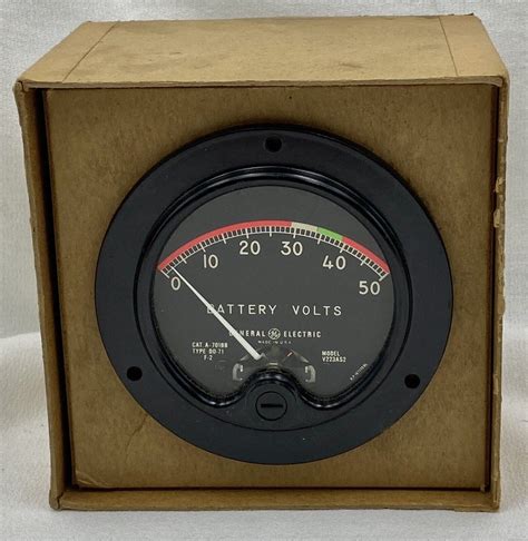 Nos General Electric Ge Voltmeter A701bb Usa Ebay