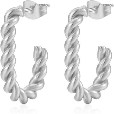 Boucles D Oreilles En Or Carats Pour Femme Boucles D Oreilles