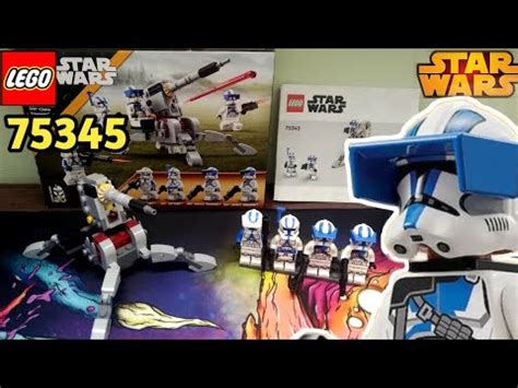 БАТЛ ПАК 501 ЛЕГИОНА - LEGO Star Wars 75345 Обзор - YouTube