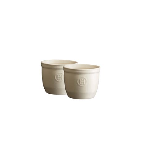 2 Teiliges Ramekin Schalen Set Keramik 8 5 Cm Clay Emile Henry