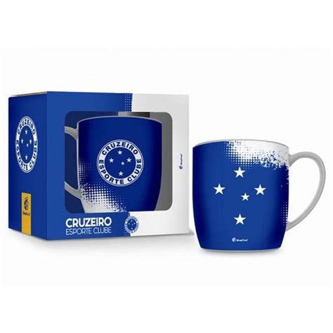 Caneca De Porcelana Urban Cruzeiro 360ml Brasfoot Casa Joka