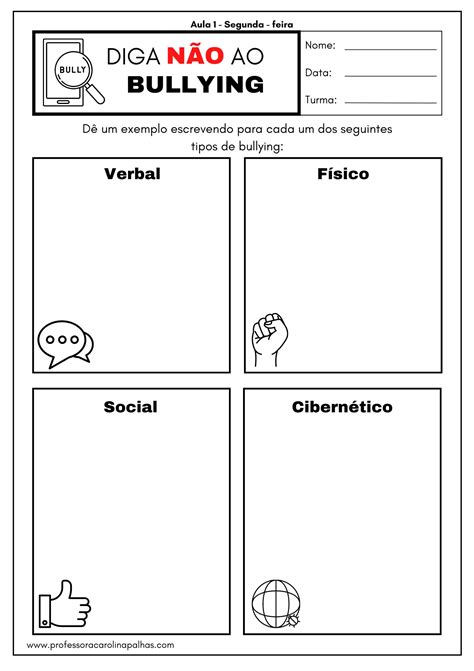 Plano De Aula Ano O Bullying E Seu Impacto Na Vida Em Sociedade 61992