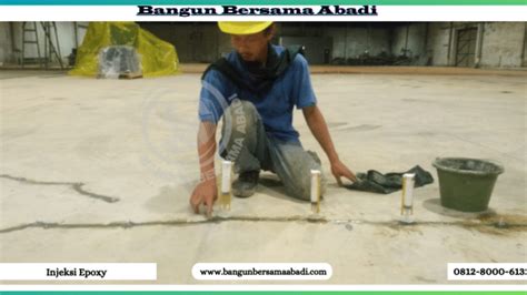 Perbaikan Beton Retak Dengan Injeksi Epoxy Teknik Beton