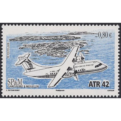 Avion Atr Timbre De Saint Pierre Et Miquelon N Neuf