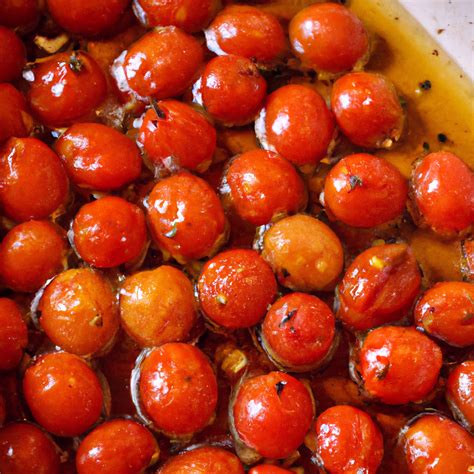 Receta De Ensalada De Tomates Cherry Asados Al Horno Tastelist Es