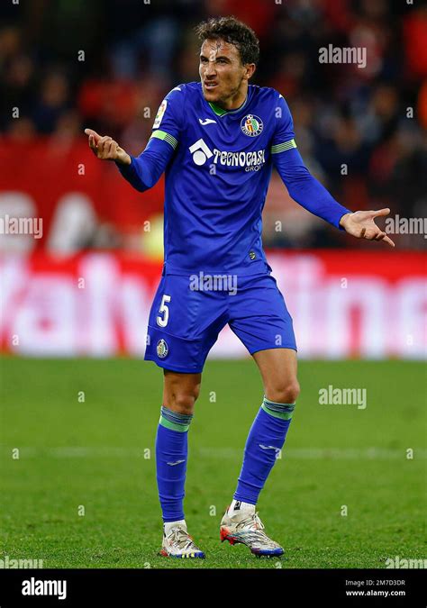 Luis Milla Of Getafe CF During The La Liga Match Between Sevilla FC And