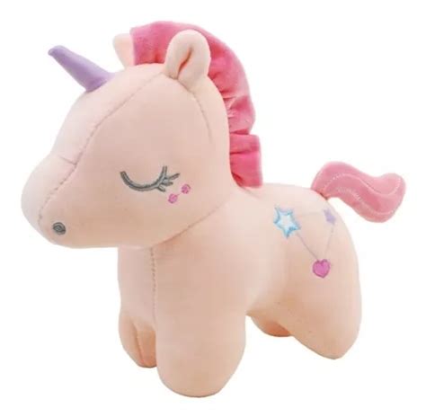 Peluche Unicornio Rosa Suave Regalo Bebe Ni O Ni A Amistad Mercadolibre