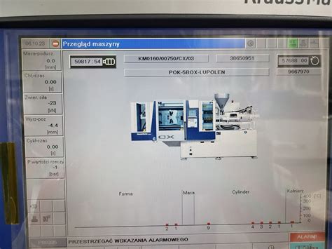 Krauss Maffei KM 160 750 CX Injection Moulding Machine Used Machines