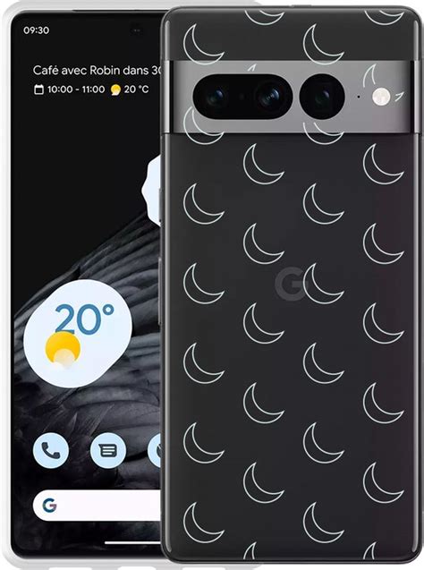 Cazy Hoesje Geschikt Voor Google Pixel 7 Pro Maanpatroon II Bol