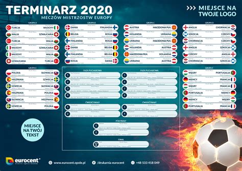 Nowe Wzory Terminarzy Mistrzostw Europy Eurocent