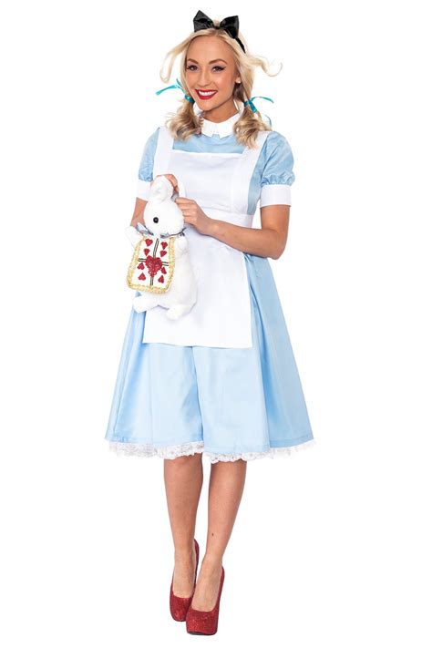 Ladies Alice In Wonderland Fancy Dress Storybook Hens Party Costume