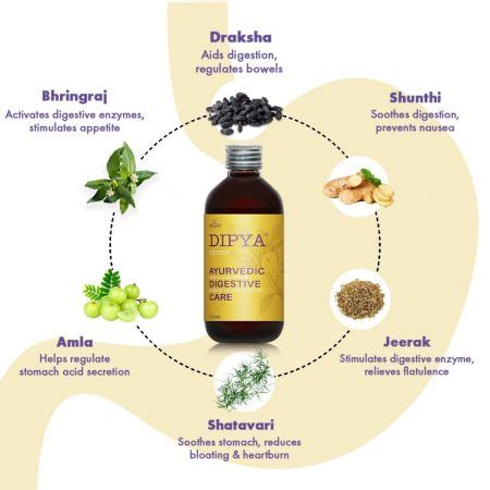 Dipya Syrup Ayurvedic Digestive Care Charak