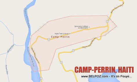 Photo Camp Perrin Haiti Map Haitian Newsletter