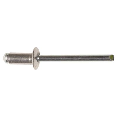 6 4 X 30 All Mild Steel Dome Rivet DIN 7337 Sariv Ref V110006430