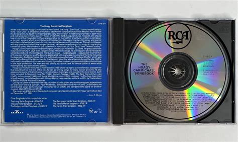 The Hoagy Carmichael Songbook CD 1990 RCA 2148 2 R NM Cond EBay