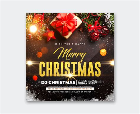 Merry Christmas Flyer Template • Psd Design