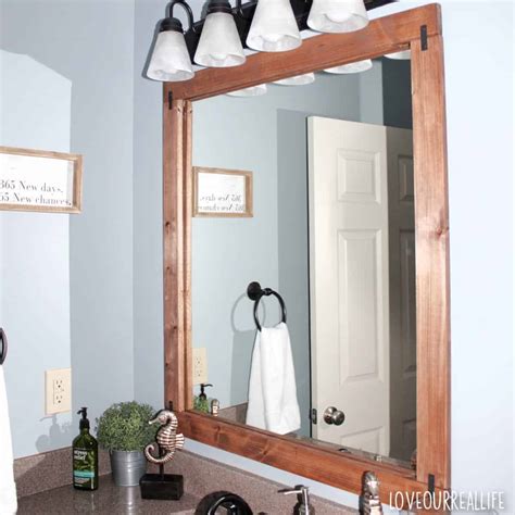 Framing A Bathroom Mirror That Has Clips Rispa