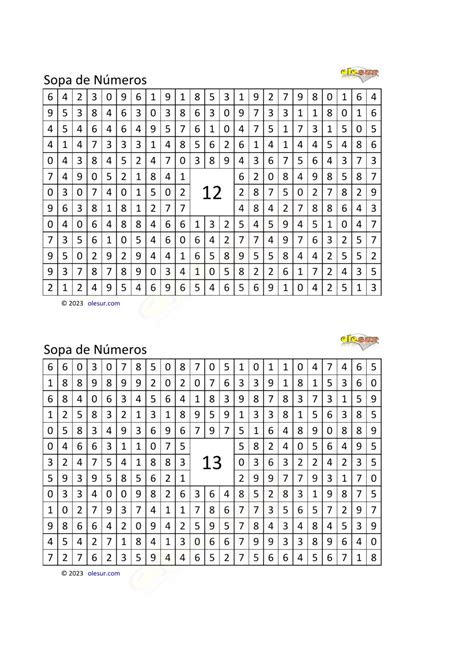 Competencia Matemática Descargar fichas olesur