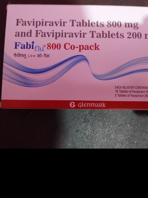 FabiFlu Favipiravir 800mg Co Pack Tablets 1x17 Treatment Covid 19 At