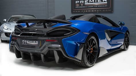 Used 2020 Mclaren 600 Lt Spider V8 Ssg Vega Blue £32 000 Of Options Luxury Pack For Sale