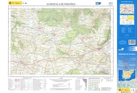 Aldehuela de Periáñez Mapa Topográfico Nacional 1 25 000 2019