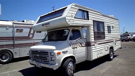 1986 Mallard Sprinter Class C Motorhome 22 Ft Youtube