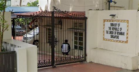 Singapore probes three men for protesting outside Myanmar Embassy | New ...