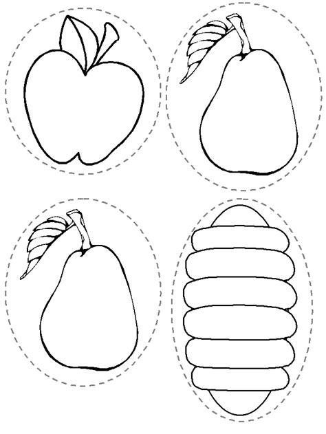 Food Rupsje Nooitgenoeg Fruit Coloring Pages Printable Coloring Pages