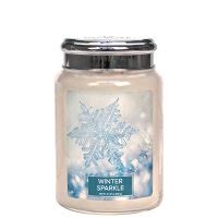 Winter Sparkle Duftkerze im Glas groß Village Candle 29 95