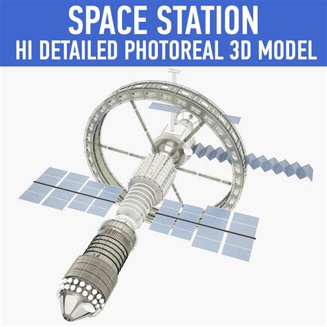 Space station Free 3D Model - .c4d - Free3D